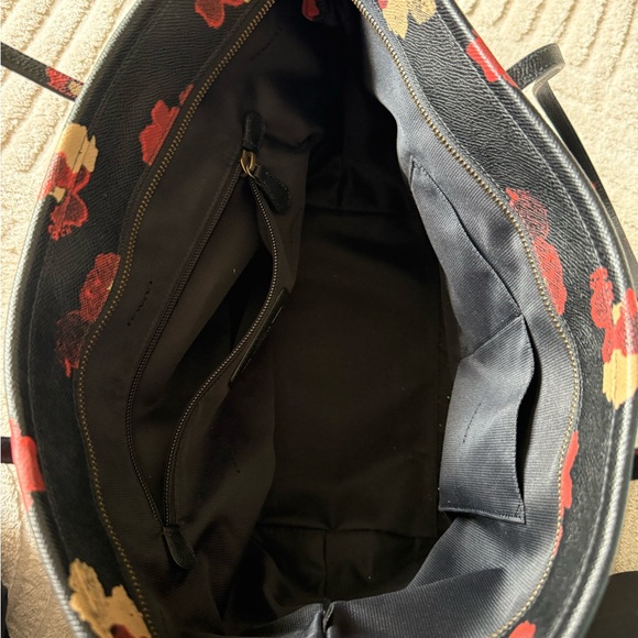 Coach Abstract Floral Taxi Tote - Picture 3 of 14